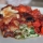 Cannelloni met ricotta/spinazievulling en olijven/tomatensaus